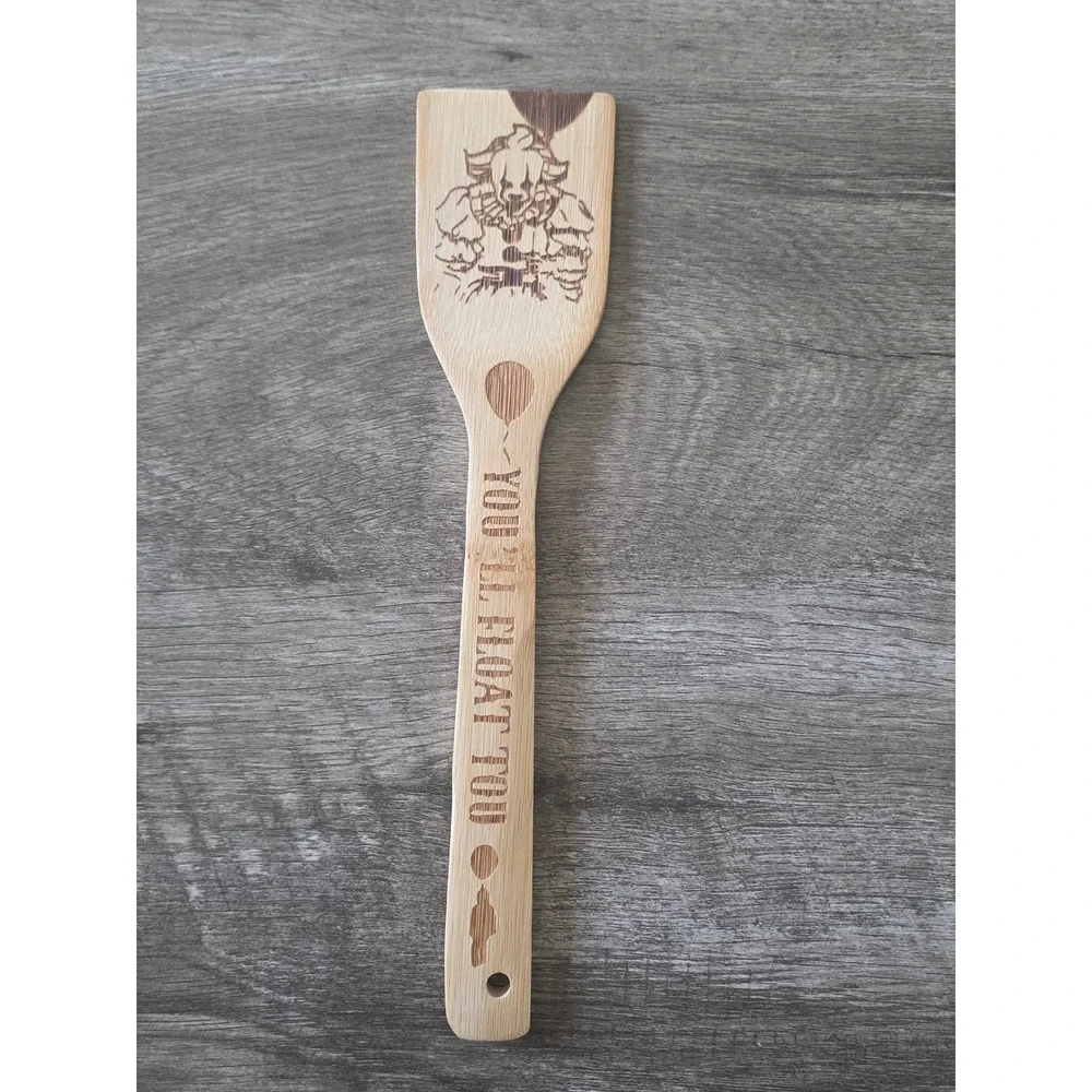 Horror Movie Wood Utensil Set 5pc Michael Myers Jason Ghostface Freddy Penny..
